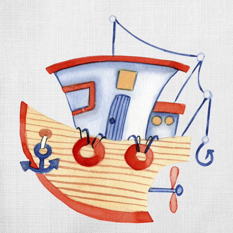 Nautical Sea Life_708 - Coussin décoratif inclus, H 18 po x l 18 po