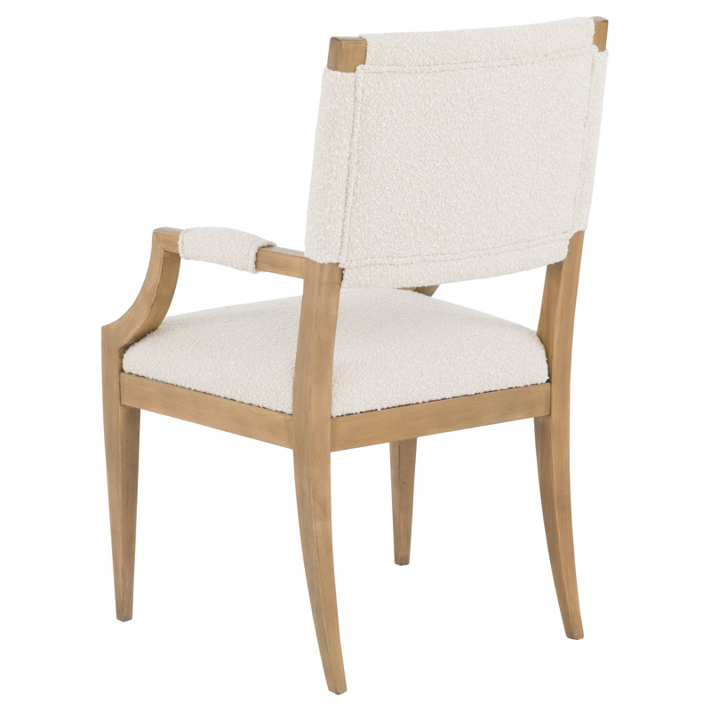 Maxwell Upholstered Arm Chair, Sunlit Oak