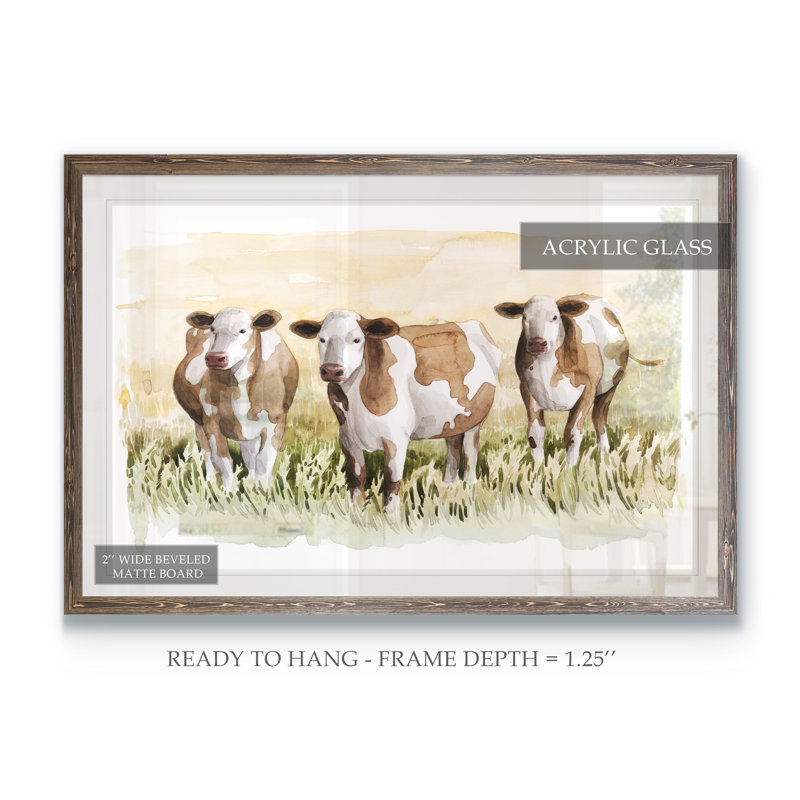 « golden graze ii » par paul cezanne-reproduction d’art sur cadre photo, H 16 po x l 22 po x P 2 po