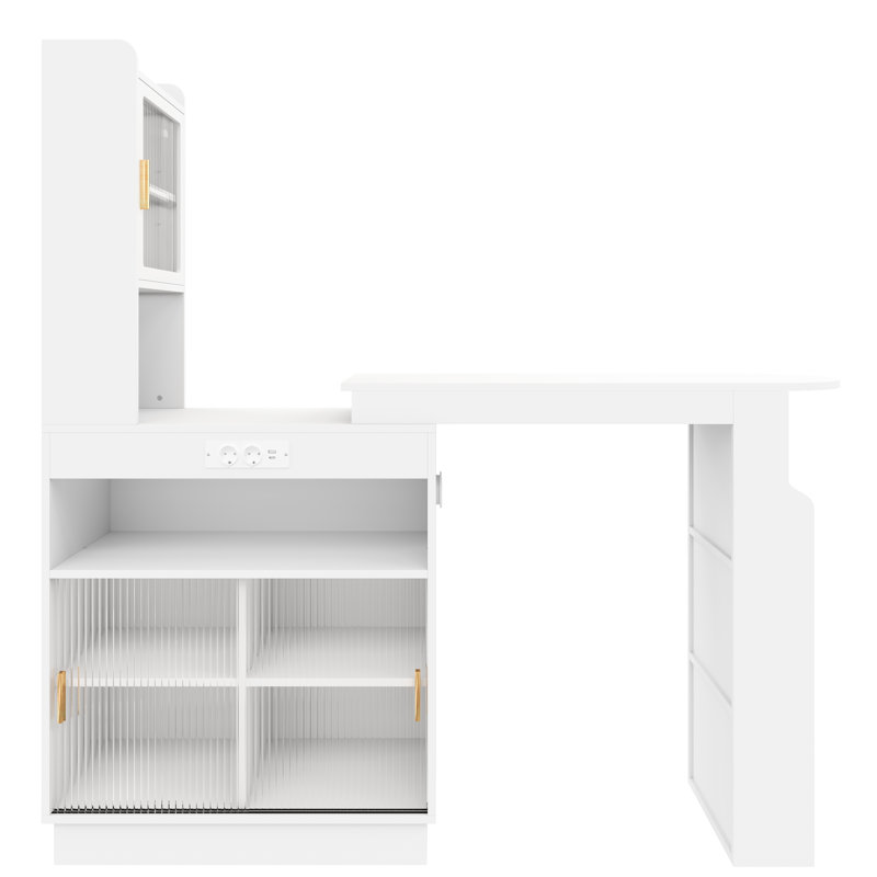 Bar Cabinet, White