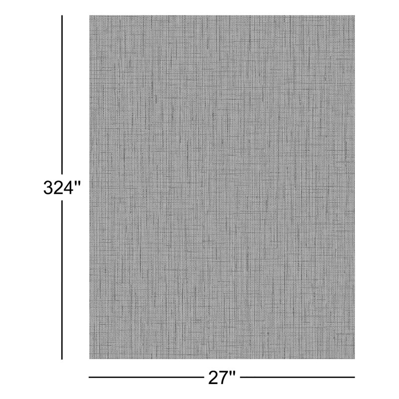 Rouleau de papier peint texturé L 27 pi x l 27 po Pendry, Bleu