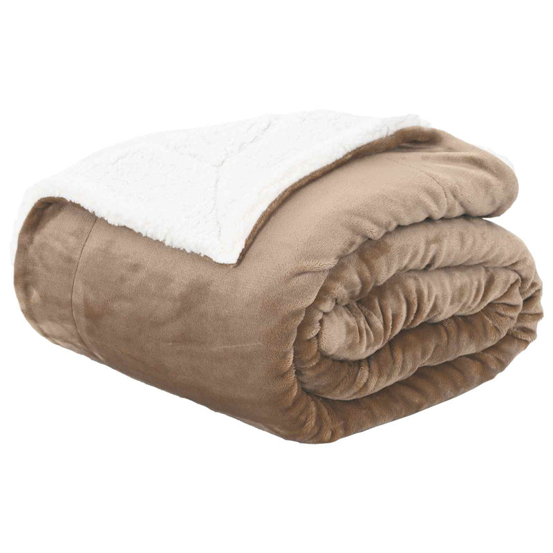 5.3-32 Throw Blanket, Camel, 240cm x 220cm