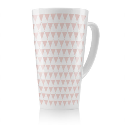 Triangles Latte Mug