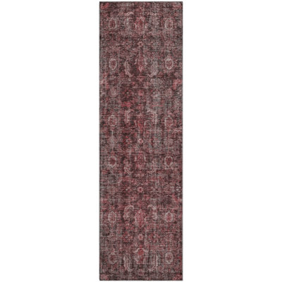Premium Machine Washable Ducote AMF1145 Damask Rug