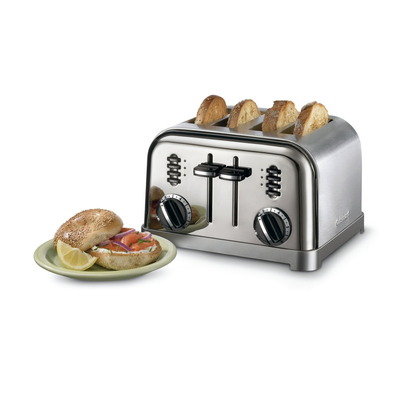 Cuisinart 4 Slice Toaster, Brushed Stainless