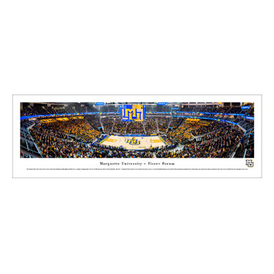 NCAA Marquette Basketball Panoramic Print