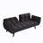 Kuebbing 74'' Velvet Convertible Sofa-162008040