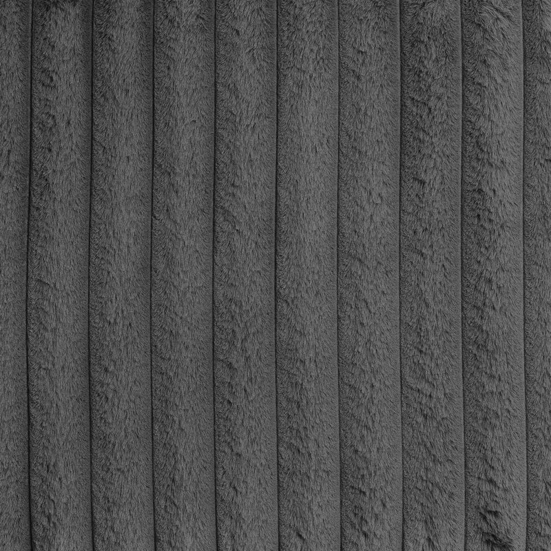 Canapé modulaire en velours côtelé, Velours côtelé gris foncé
