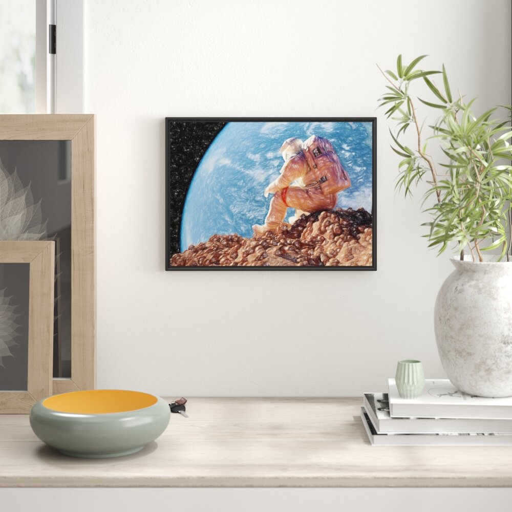 Gerahmtes Wandbild Astronaut