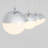 4 - Light Chrome LED Sphere Pendant