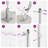  Welded Wire Fence With 13 Flanged Posts 0.8X50 M Galvanised Steel