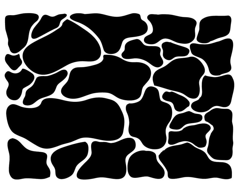 Abstract Wall Decal, Black