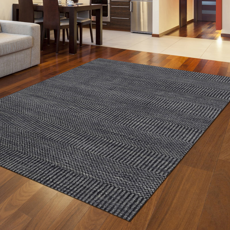Weare Wool Striped Indoor Rug, Rectangle 10' x 14'
