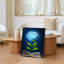 Toile, «A Brain Stylized Brain Emerges From the Center of a Wall»-661149862