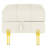 Beige Leather Storage - 22 Inches, Pet-, Golden Stainless Steel Legs, Modern Entryway Bench 21.49 In. Deep Scratch In Pet- With Graceful Legs-1847323223