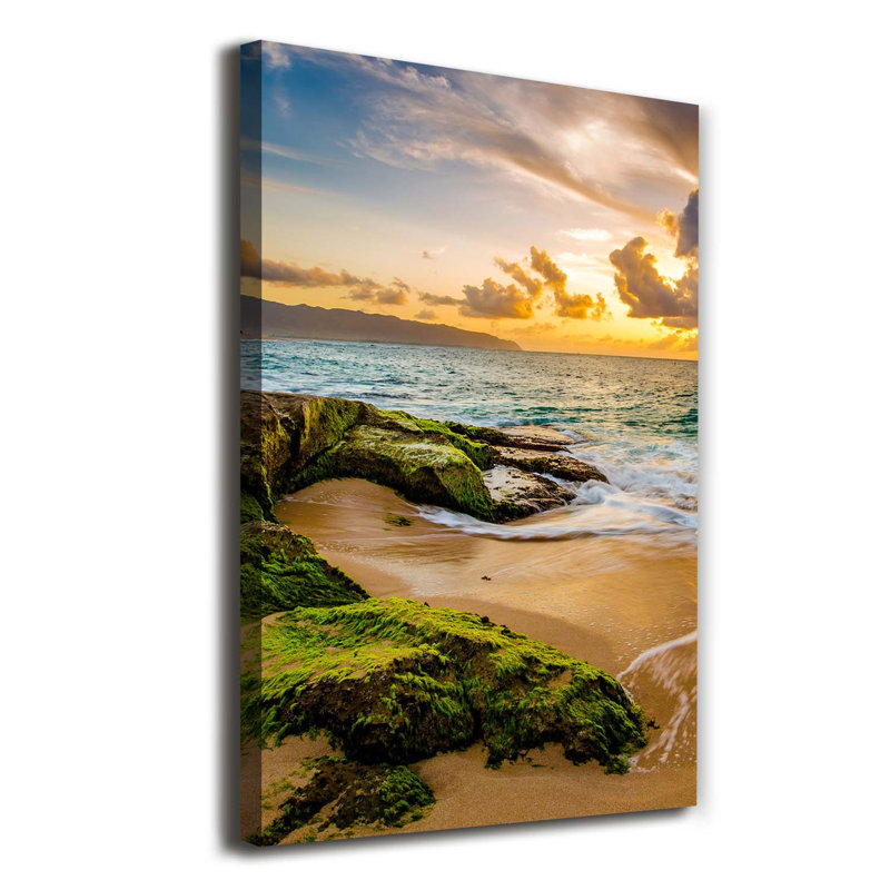 Sunset Sea - Wrapped Canvas Print