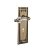 Mission Plate with Decorative Keyhole and Passage (Hall & Closet) with Parlour Lever