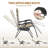 Outdoor Zero Gravity Chairs with Table