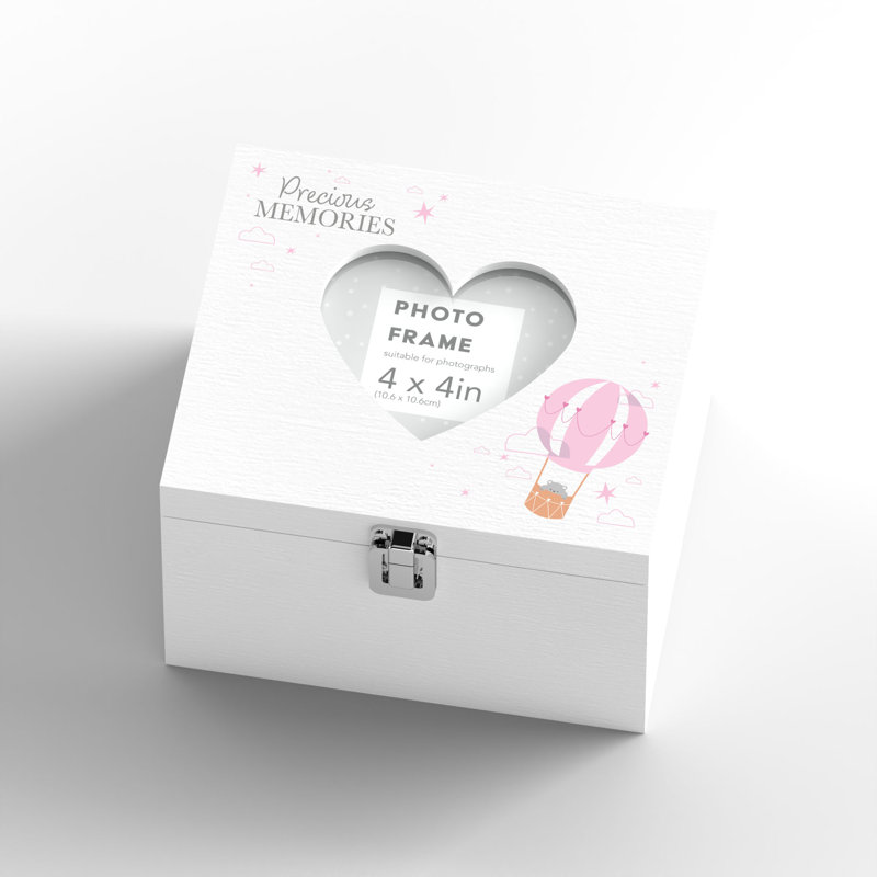 Ventana Handmade Wooden Decorative Box, Pink