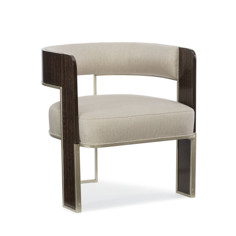 Modern Streamline Barrel Chair