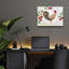 «Seasonal Rooster 10» par Jean Plout, art mural en verre acrylique-1560296428