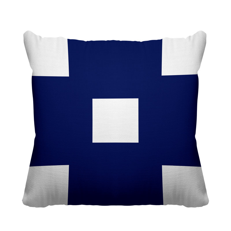 Housse et insert de coussin extérieur Luella, L 18 po x H 18 po, Bleu marine