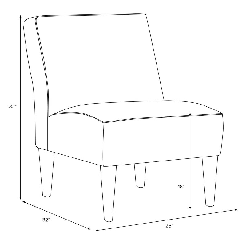 Latitude Run® Upholstered Slipper Chair | Wayfair