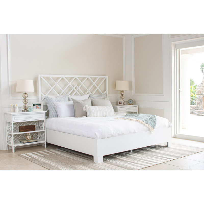 Darien Low Profile Standard Bed, King, Black
