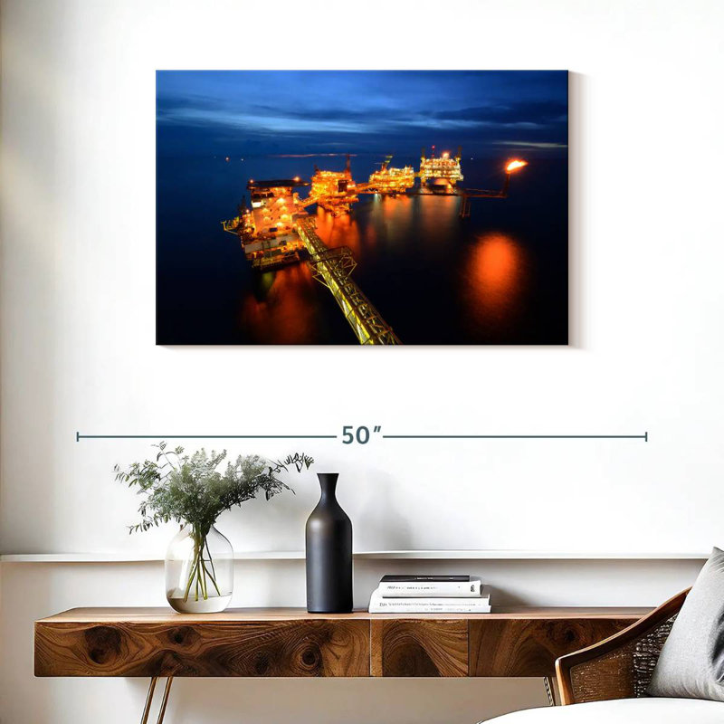 Lilie Oil Rig, 24" H x 36" W