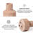 Handmade Ecomix Decorative Vase with Ribbed Detailing - Modern Accent for Home Decor