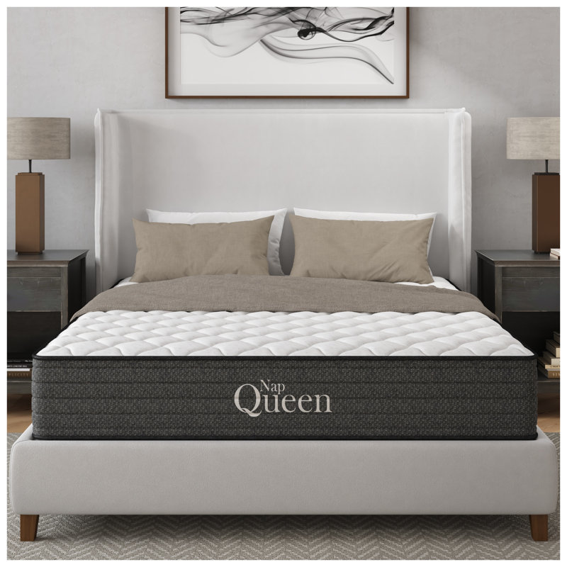 Matelas hybride à gel rafraîchissant simple TG de 10 pouces NapQueen Victoria pour bases réglables, 10", Extra-long Twin