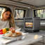 Four à friteuse à vapeur, four grille-pain de comptoir 8-en-1 avec cuisson à la vapeur saine, four à convection de grande capacité pour la cuisson au four, le rôti et la friture à l'air