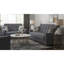 Causeuse convertible avec rangement en polyester gris Primenest Collection Zenaero