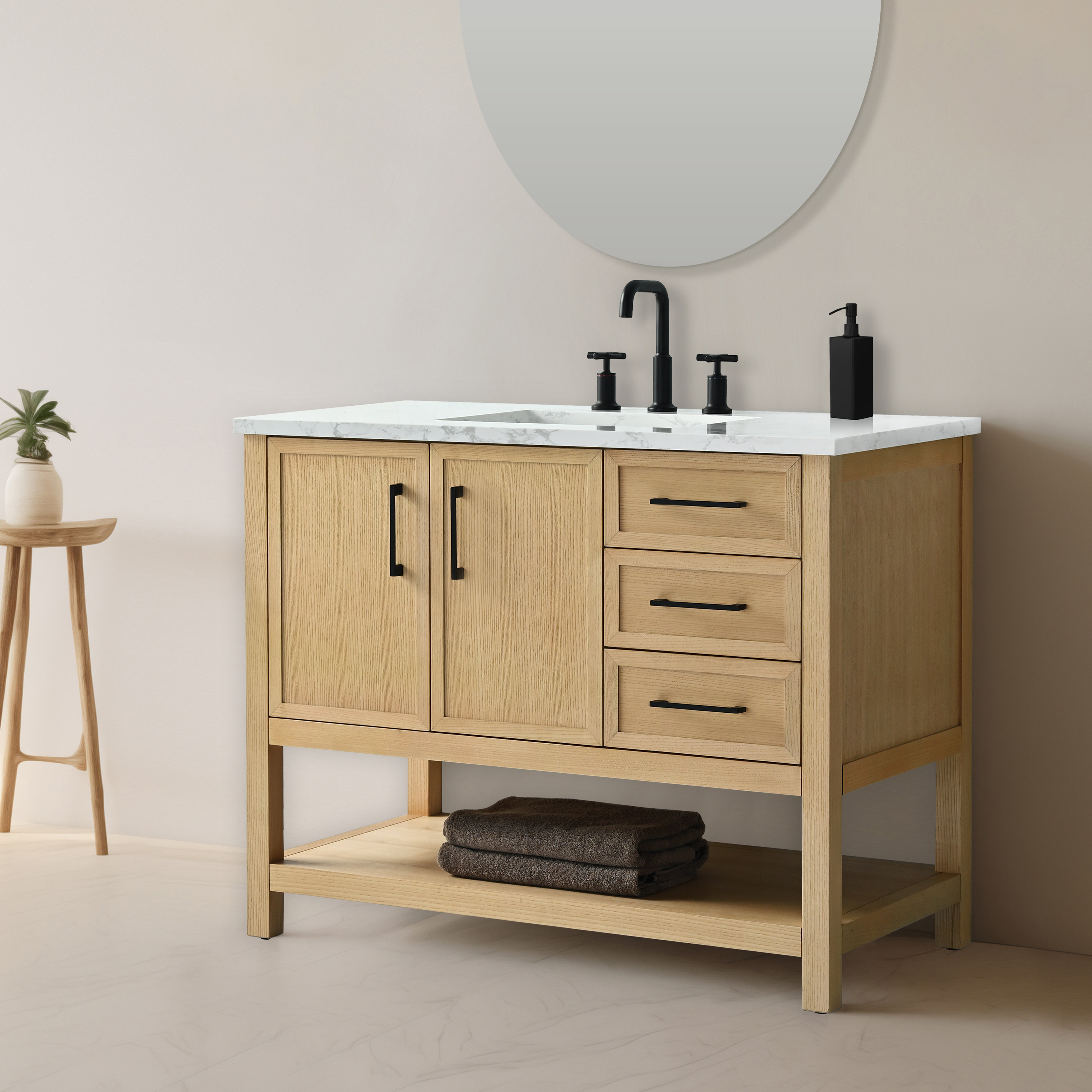 Willa Arlo™ Interiors Stratford 42'' Single Bathroom Vanity with ...