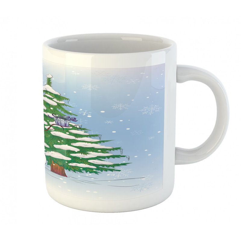 Grande tasse à café bonhomme de neige