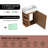 Kecha 16 " W Wall Mounted Wall Mounted 1 Single Vanity Bathroom Vanity With Resin Top