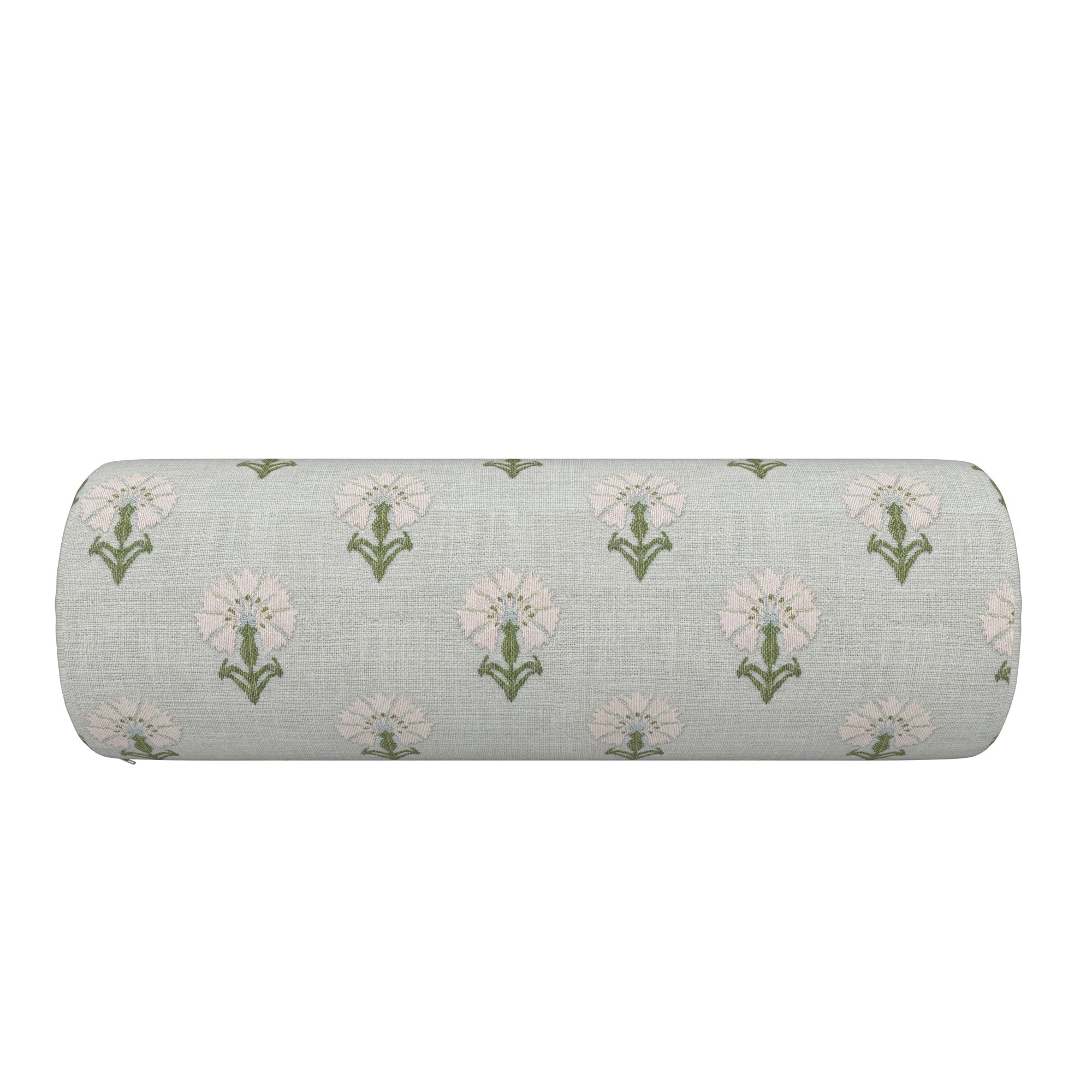 Amala Outdoor/Indoor Bolster Pillow, Mira Celeste