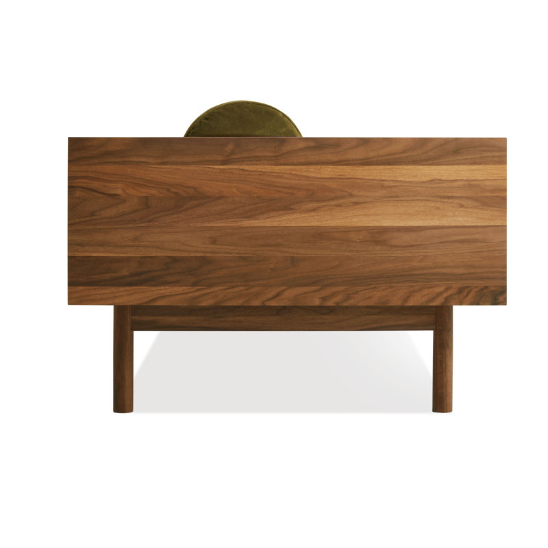 Souvenir Sofa, Walnut, Bella Loden Performance Velvet