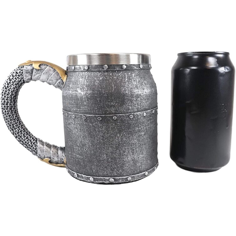Killer Silver Coffee Mug, Stainless Steel with Splash Logo