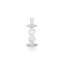 Ensemble de 2 bougeoirs en verre Adrienna Swirl-1848316879