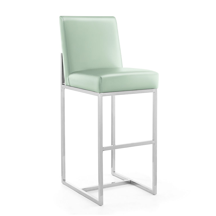 Element Upholstered Counter Stool with Metal Frame