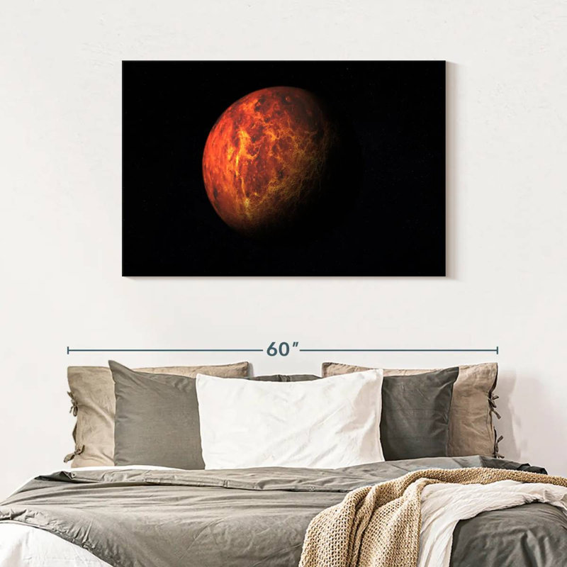 Oberle Planet Mars, 30" H x 45" W