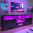 71In High Glossy Led Tv Stand For 75Inch Tv,  With Adjustable Storage Shelf,Rgb Led Lighting-1270233195