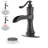 Single-handle Bathroom Faucet with Drain Assembly-106069672