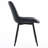 Modern Upholstered Back Dining Chair Armless Side Chair With Metal Legs-2123308379