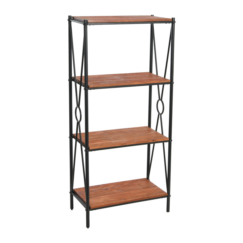 Bibliothèque chaleureuse Saratoga Rustic, Noyer chaud