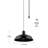 Cayson 1 - Light Single Dome Pendant-276281840