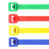 Red/ Yellow/ Blue/ Green selected