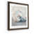 Papier, cadre noyer