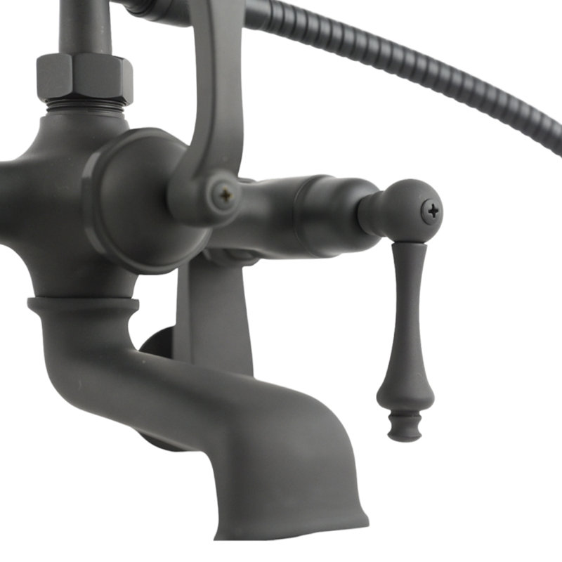 Robinet de baignoire British, Bronze frotté à l'huile